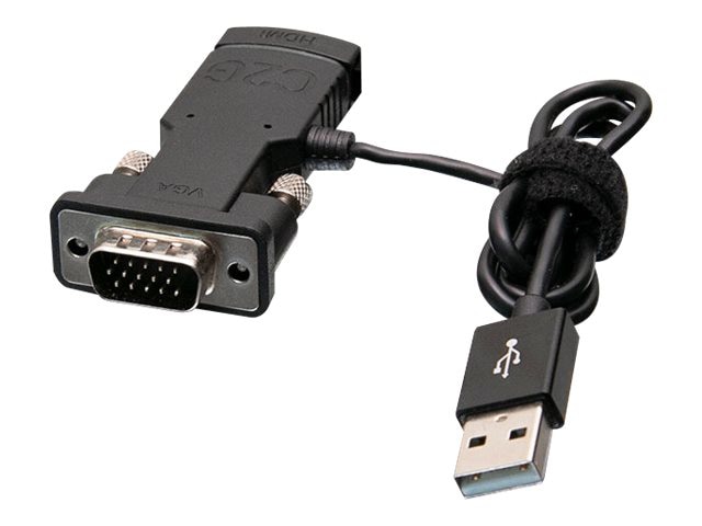 C2G VGA to HDMI Adapter Converter - adapter - HDMI / VGA
