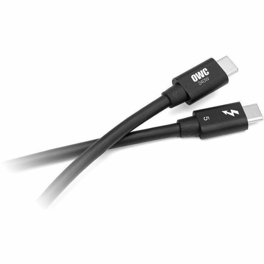 OWC 0.3M (11.8") OWC Thunderbolt 5 (USB-C) Cable Black