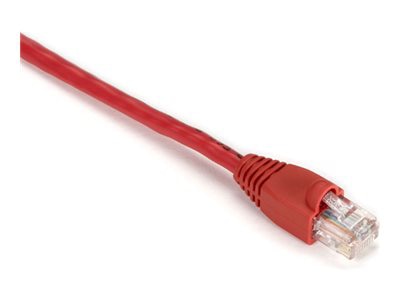 Black Box GigaBase patch cable - TAA Compliant - 3 ft - red