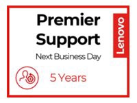 Lenovo Premier Next Business Day - extended service agreement - 5 years - o