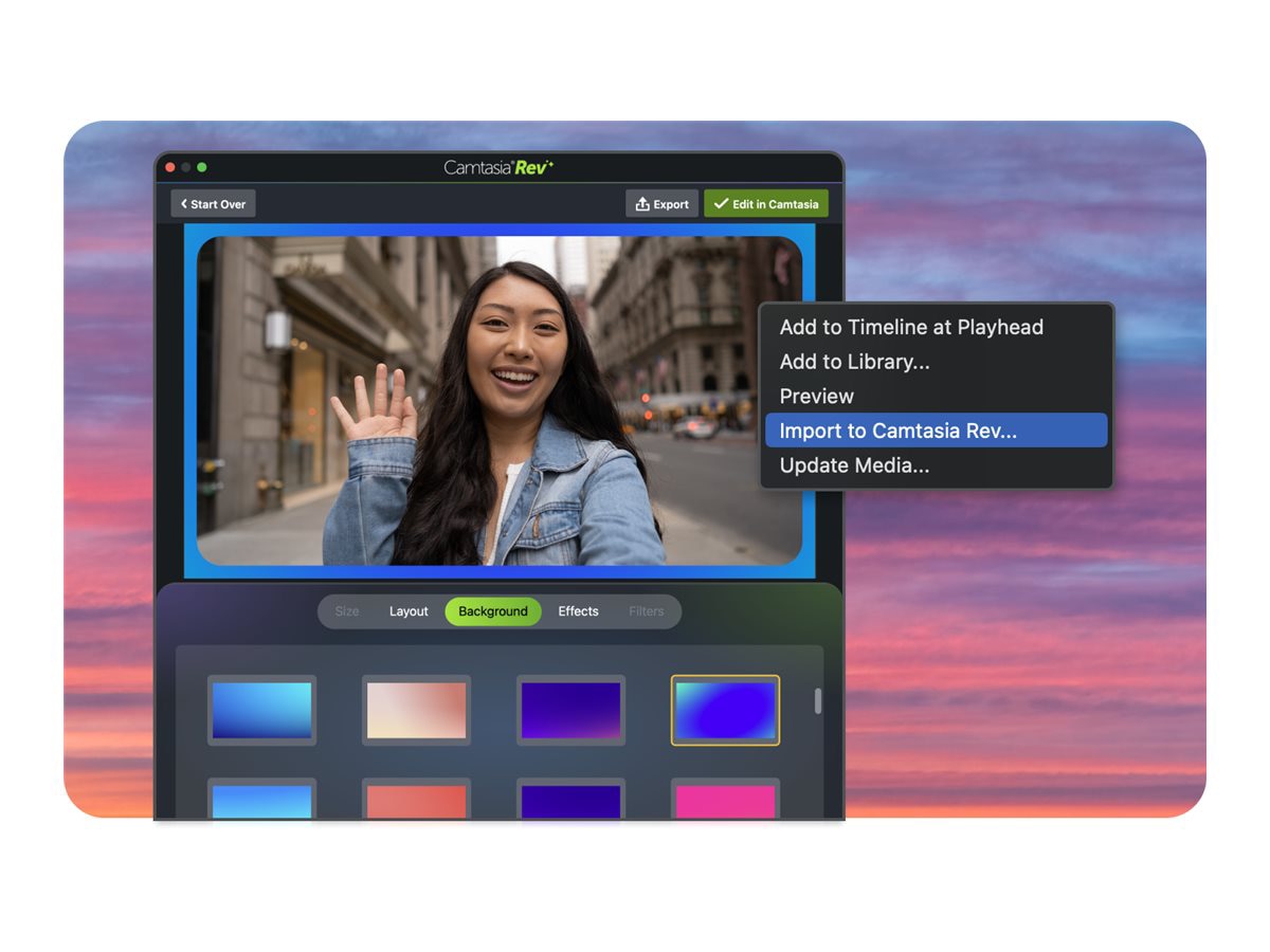 Camtasia 2025 - Business subscription license (3 years) - 1 user