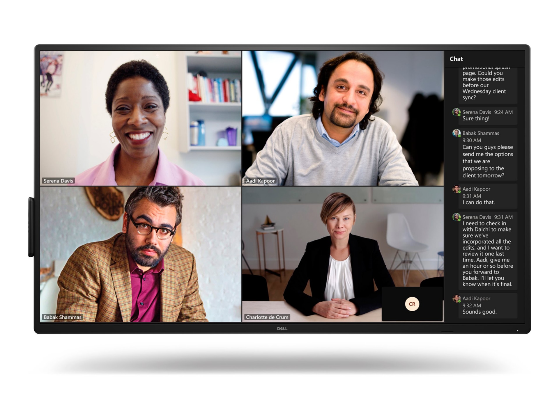 Dell P5525QC 55" LED-backlit LCD display - 4K - for conference