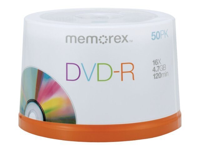 Memorex - DVD-R x 50 - 4.7 GB - storage media