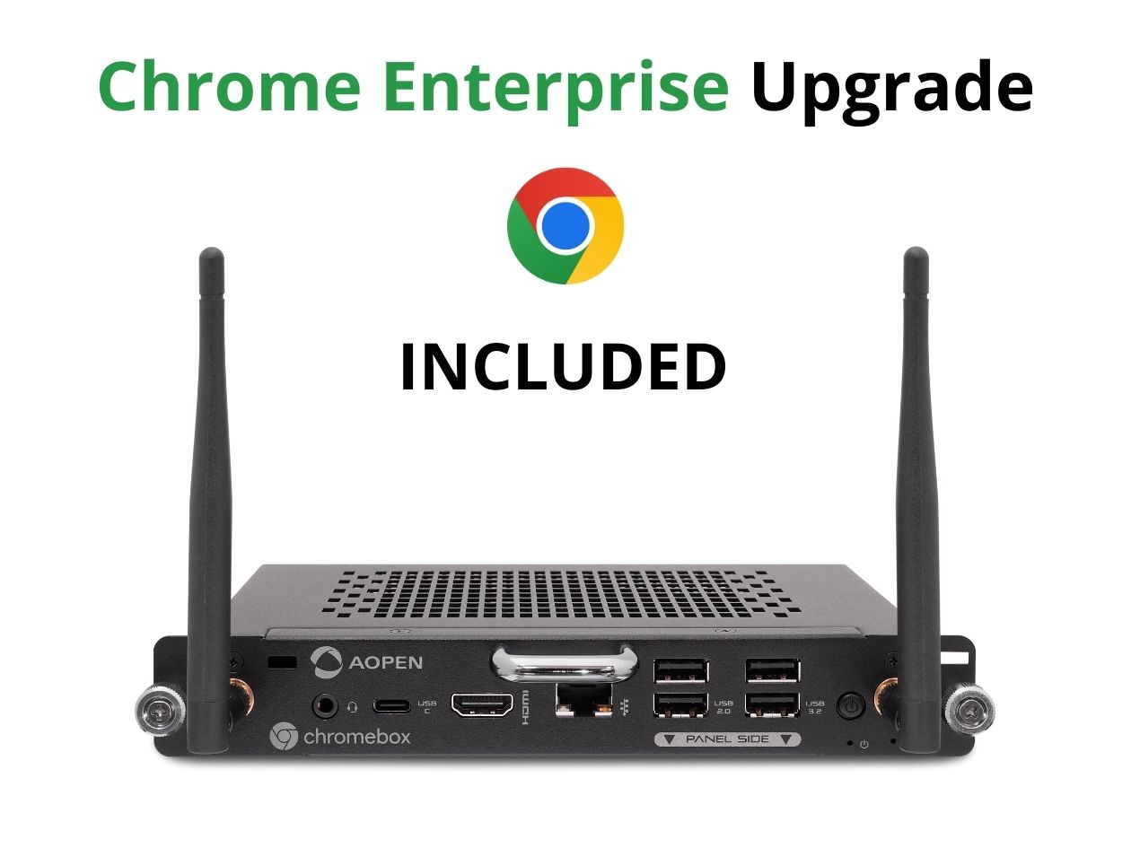 AOPEN Chromebox OPS BP5130 - Intel Core i7 13th Gen - 16 GB - 512 GB SSD - Wi-Fi 6E - Enterprise Upgrade