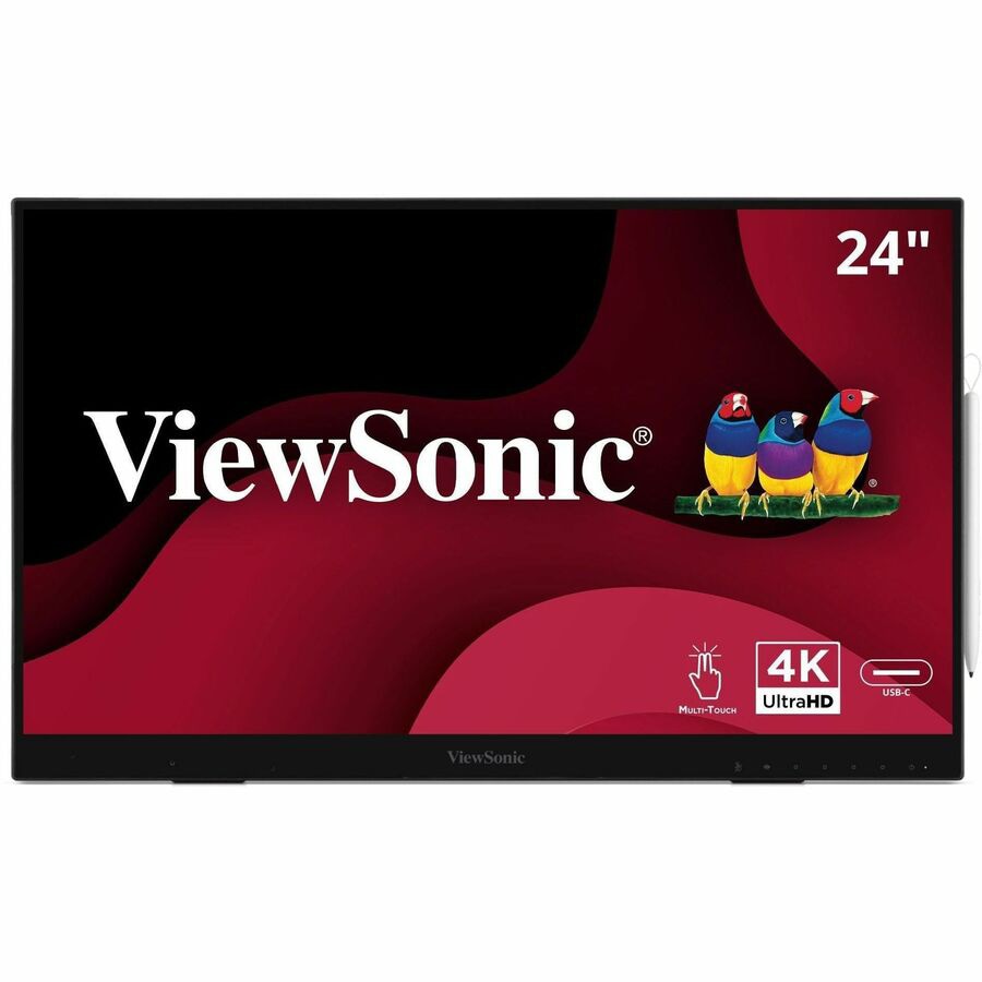 ViewSonic ID2456-4K - 4K UHD Podium Touch Display with Active Stylus, Built