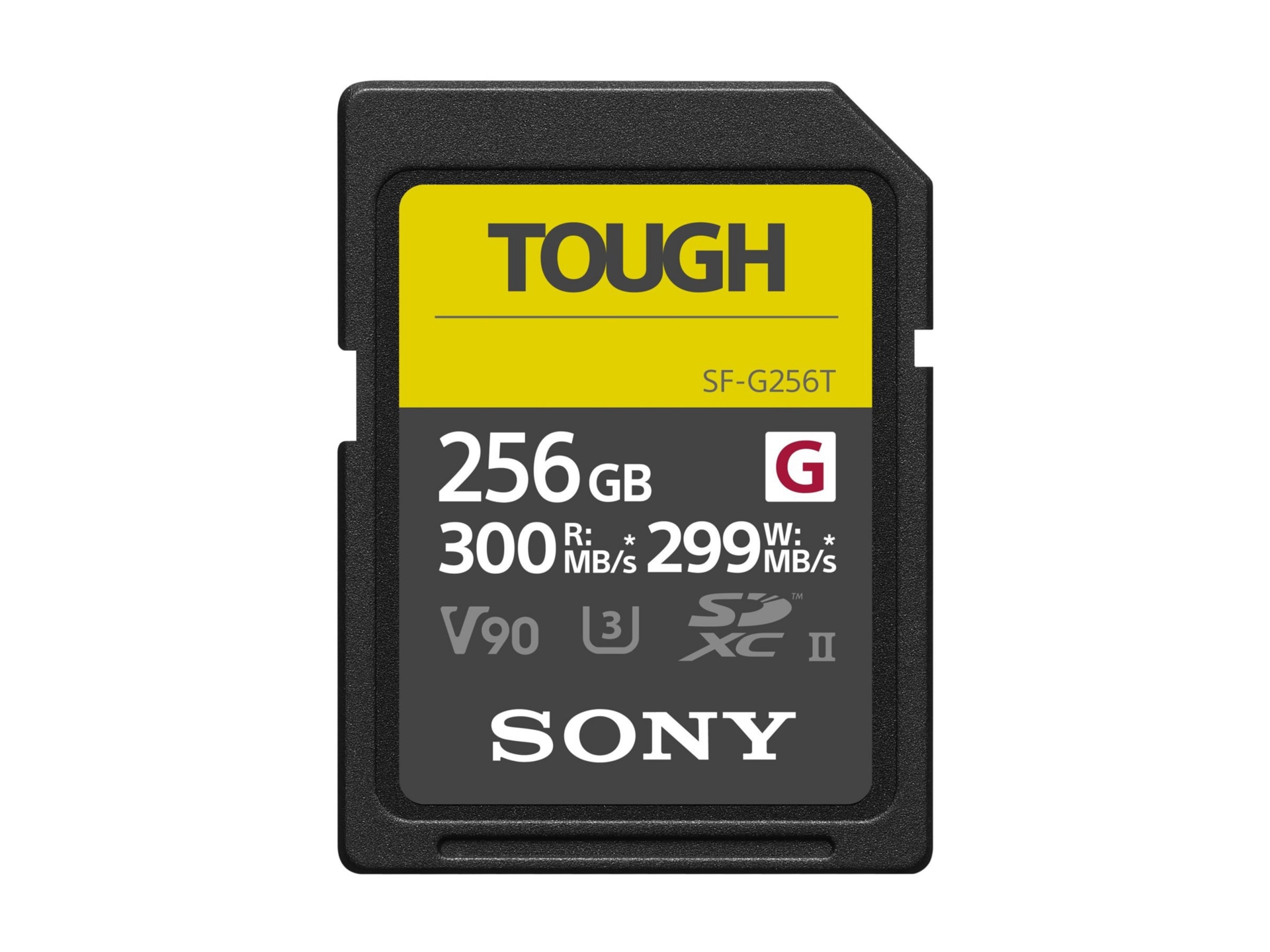 Sony SF-G series TOUGH SF-G256T - flash memory card - 256 GB - SDXC UHS-II