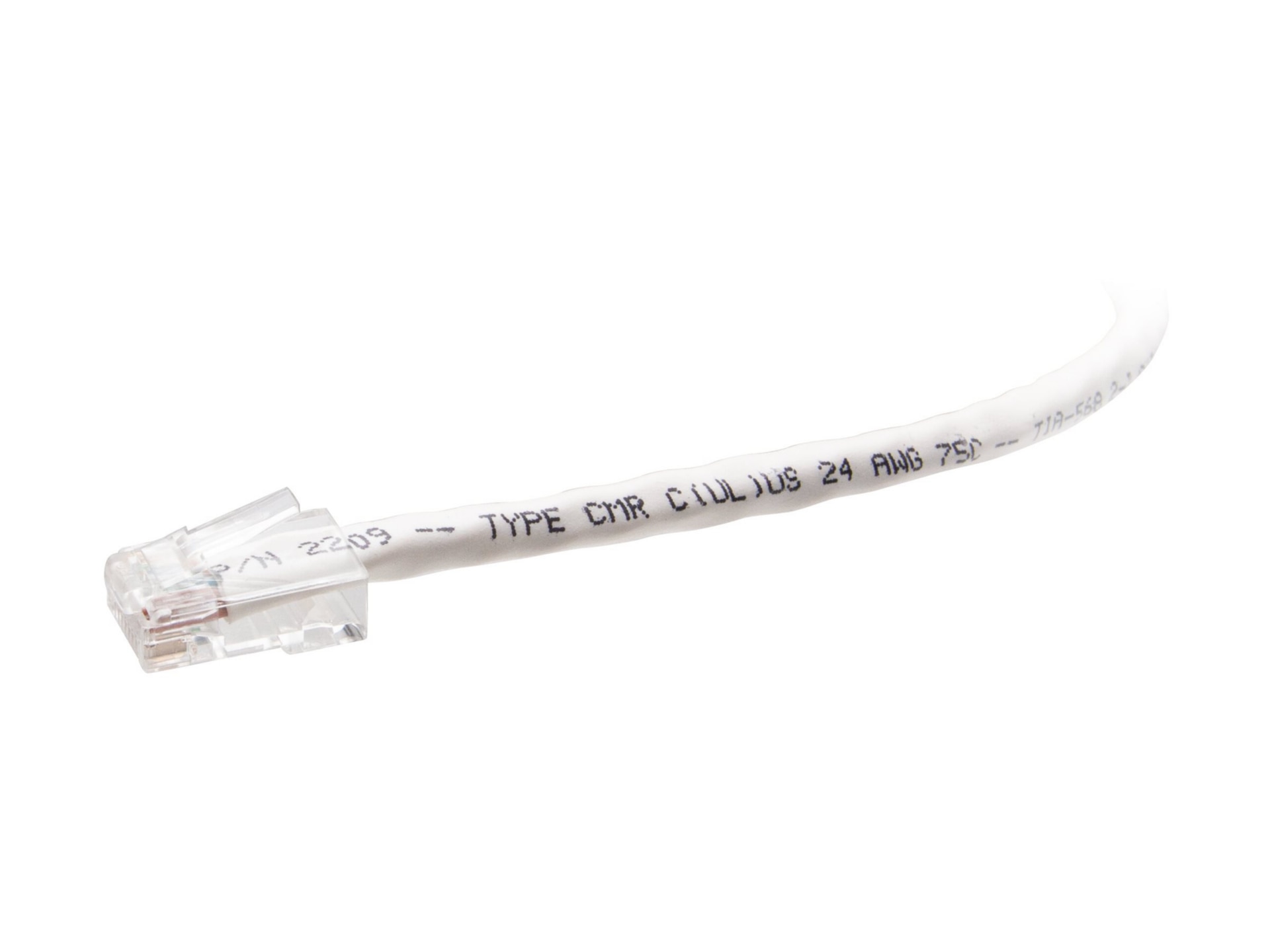 C2G 10ft Cat6 Non-Booted Unshieled Ethernet Cable - TAA Compliant F-Series - White - network cable - TAA Compliant - 3 m