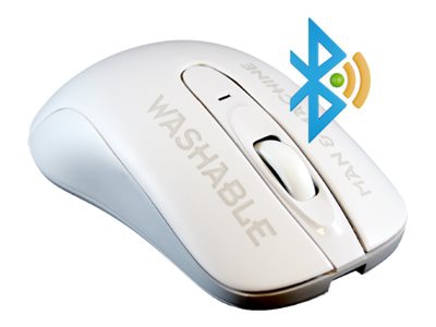Man & Machine C - mouse - Bluetooth, 2.4 GHz - white