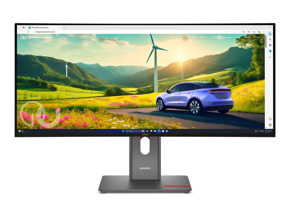 Lenovo ThinkVision P34WD-40 - LED monitor - curved - 34" - HDR - with Think