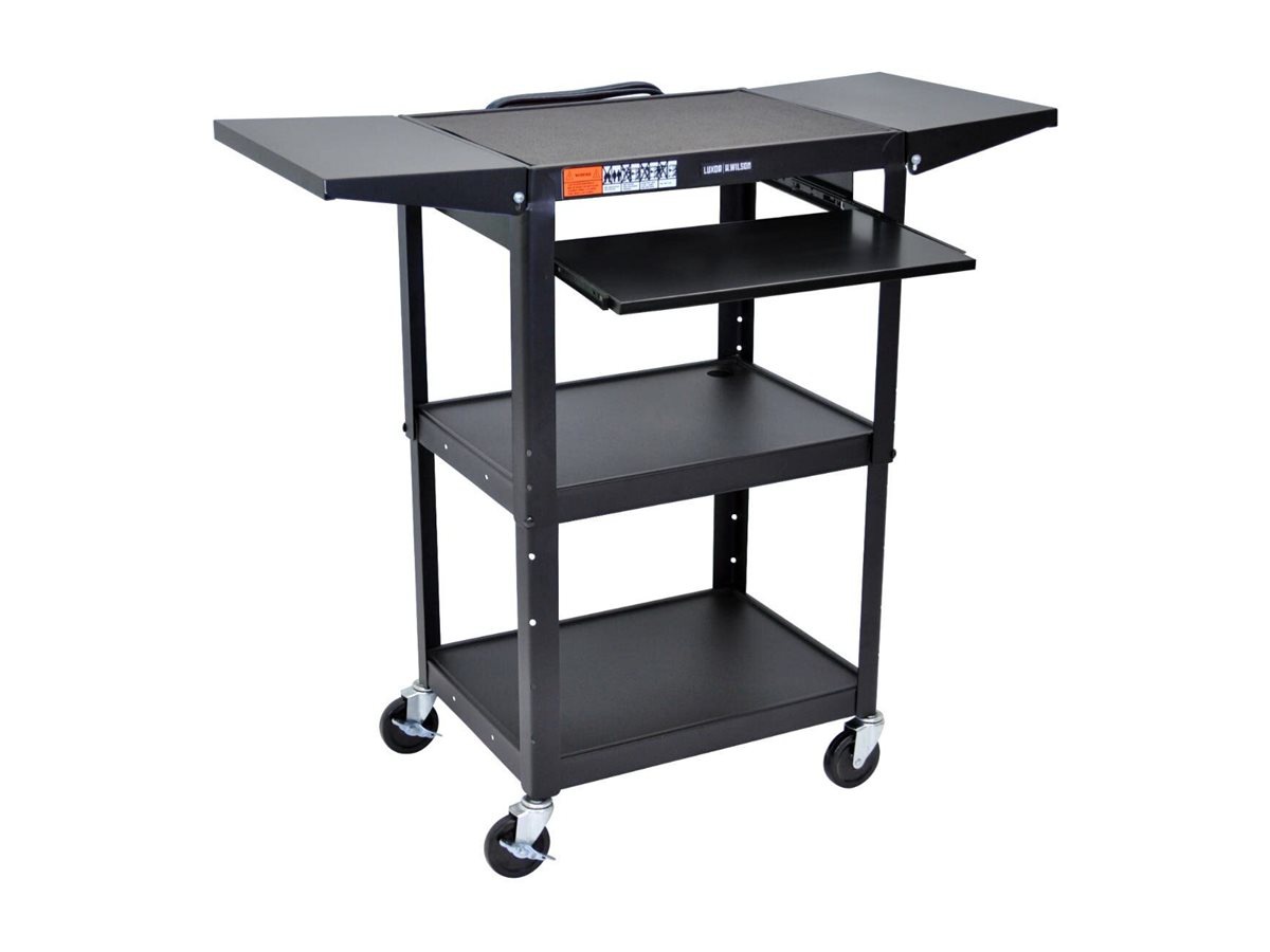 Luxor Leader Adjustable-Height Utility Cart