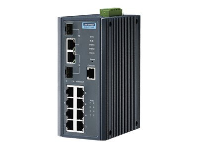 Advantech EKI-7710G-2CPI-BE - switch - 10 ports - managed