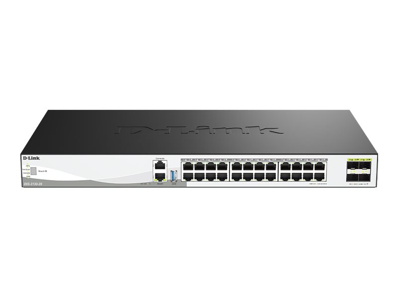 D-Link DXS 3130-28 - switch - 28 ports - managed - rack-mountable
