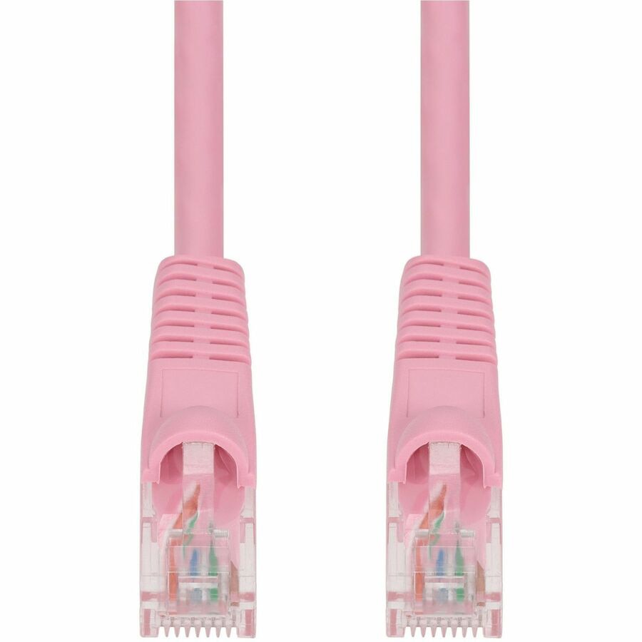 Proline 75ft Pink CAT 6 PVC Ethernet Cable Snagless Bubble Boot RJ-45 M/M