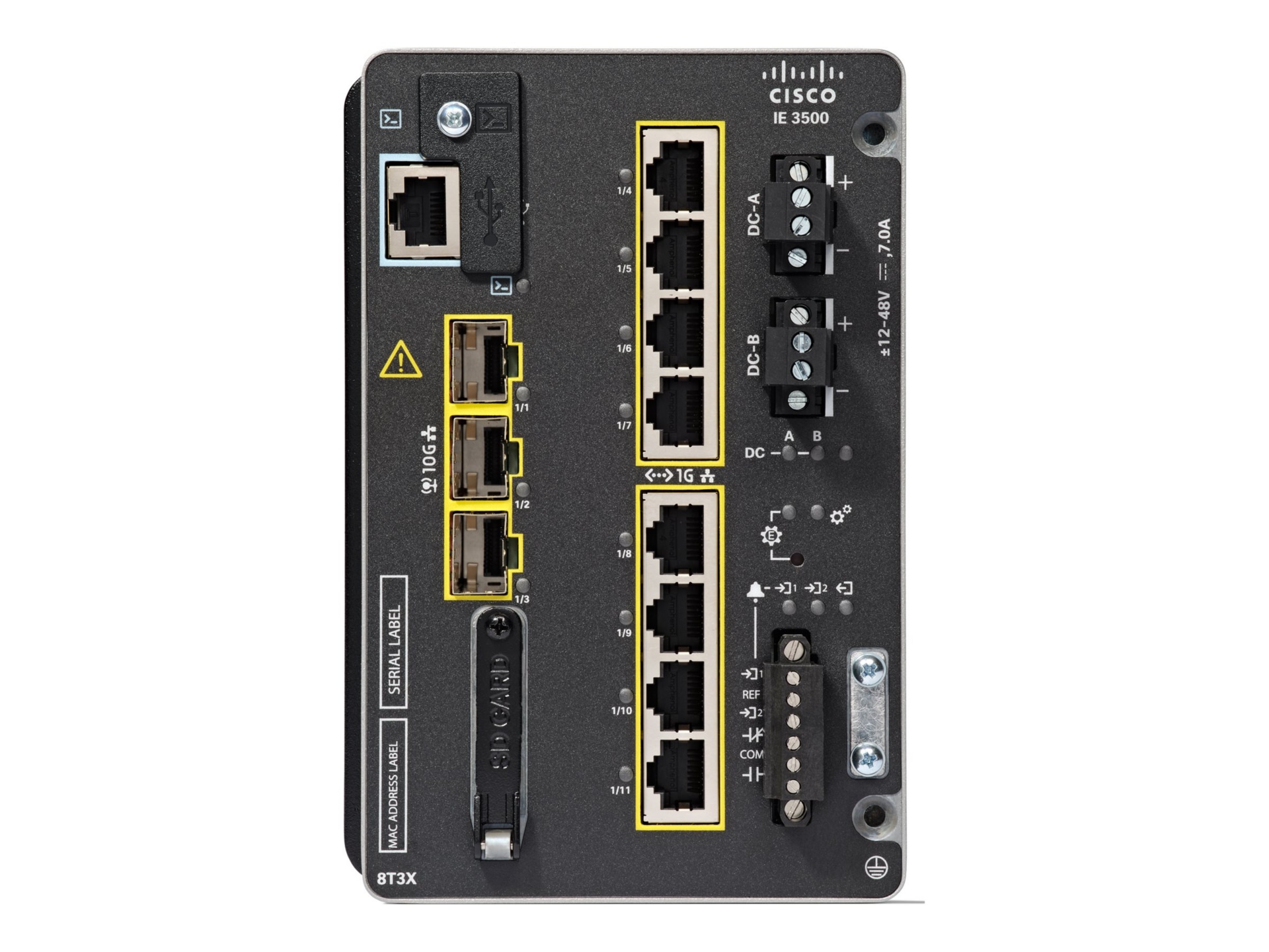 Cisco IE3500 Rugged Series IE-3500-8T3X - switch - 11 ports - managed