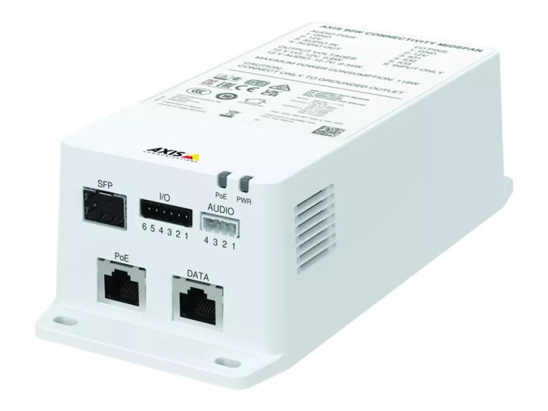 AXIS TU8003 - PoE injector - connectivity - 90 Watt - TAA Compliant