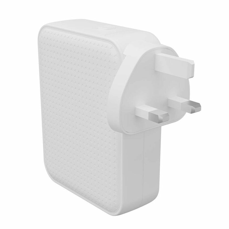 White charger at an angle.