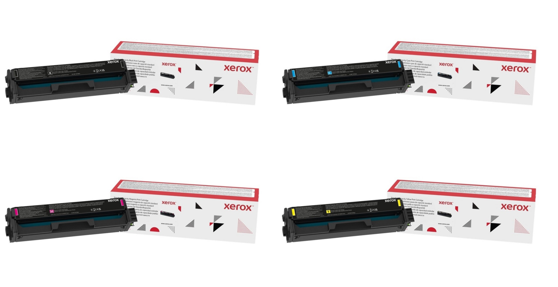 XEROX TONER CARTRIDGES BLK/CY/MG/Y