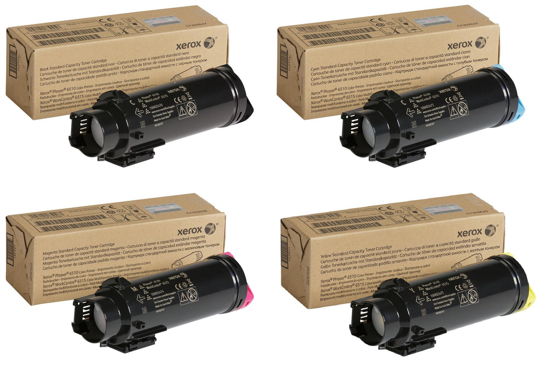 XEROX TONER CARTRIDGE SET