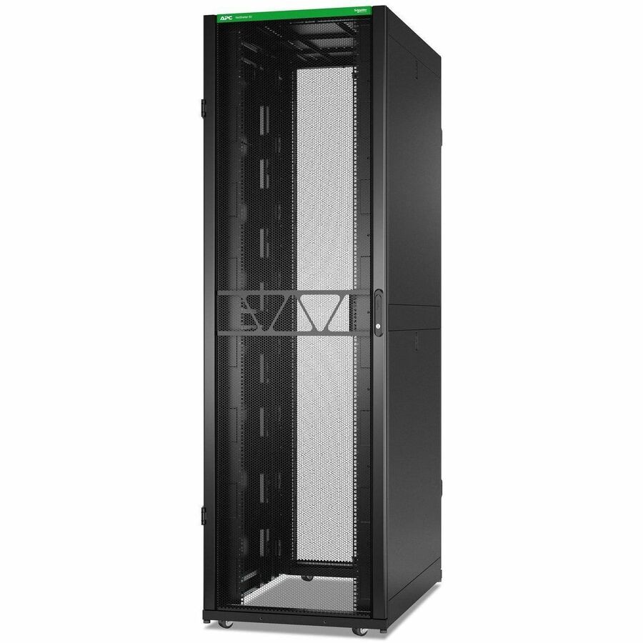 APC NetShelter SX Server Rack Gen 2, 52U, 2436H x 750W x 1200D mm, w/ Sides, Black [TAA]