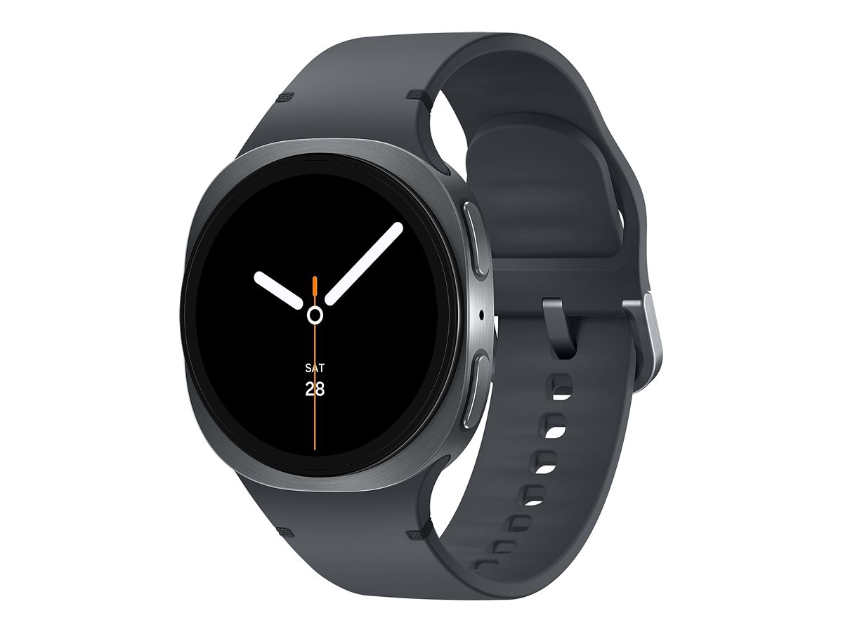 Samsung Galaxy Watch8 - 40mm Graphite - S/M Graphite Sport Band - 4G LTE