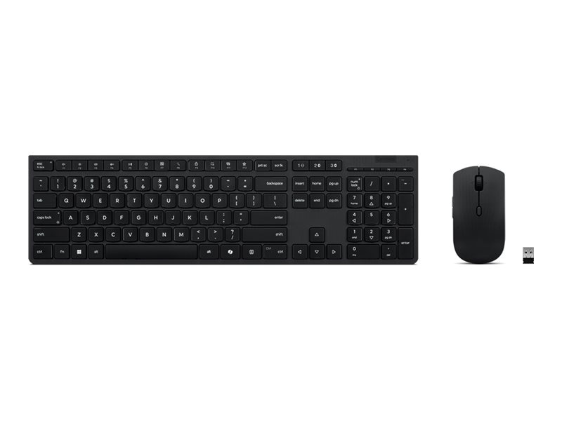 Lenovo Professional - keyboard and mouse set - QWERTY - Canadian French - g
