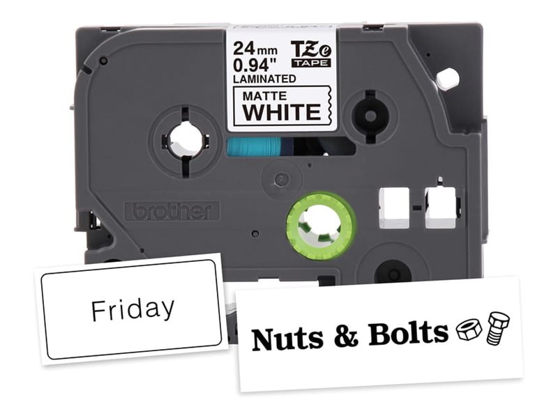 Brother TZe-M251 - laminated tape - premium matte - 1 cassette(s) -