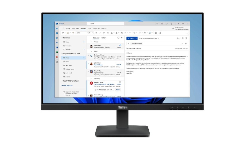 Lenovo ThinkVision S24-4e - LED monitor - Full HD (1080p) - 24