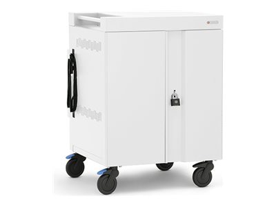 Bretford CUBE Cart Max cart - for 30 netbooks - arctic white