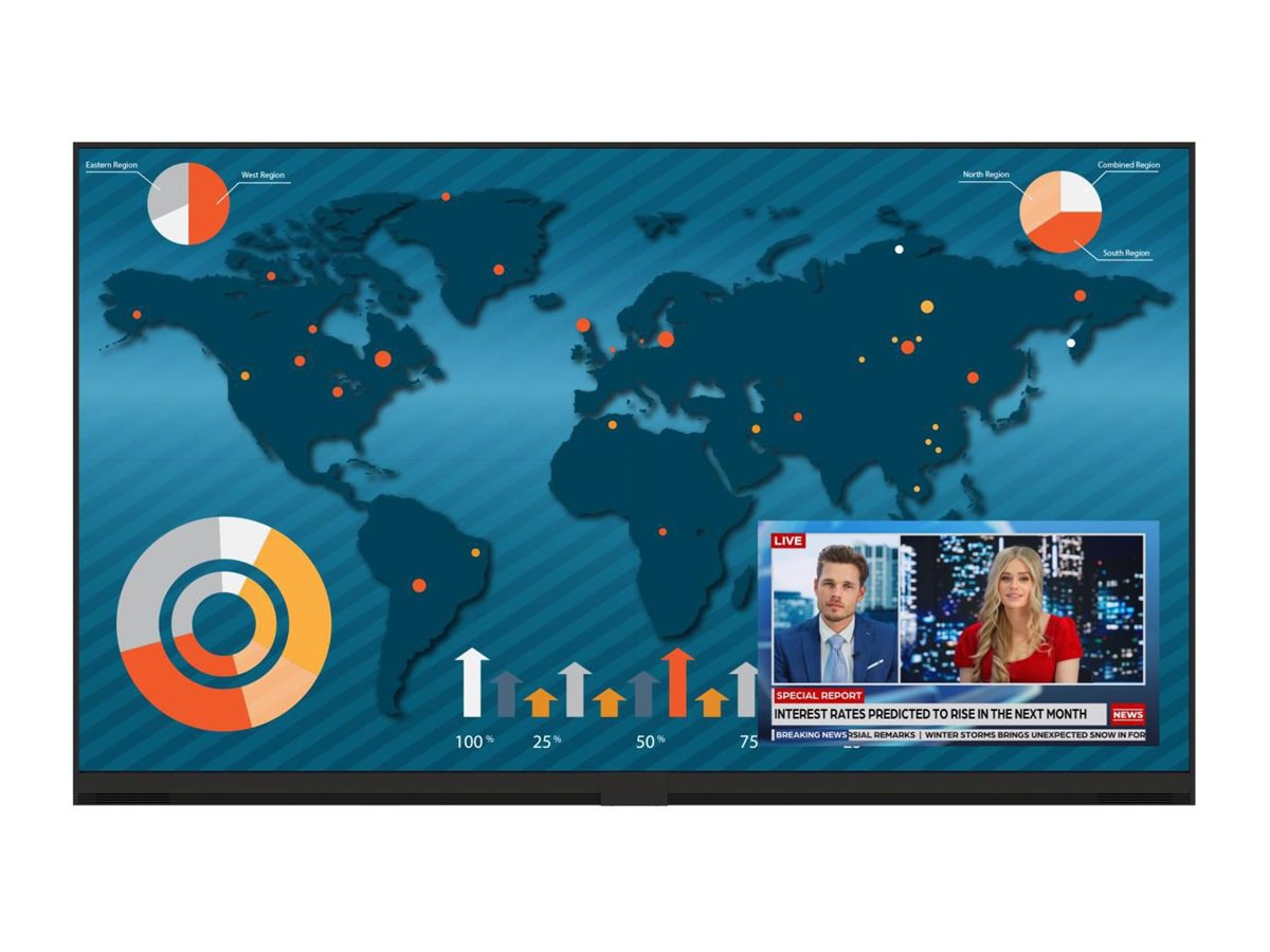 Planar URL136-MFT UltraRes L Series - 136" LED-backlit LCD display - MicroL