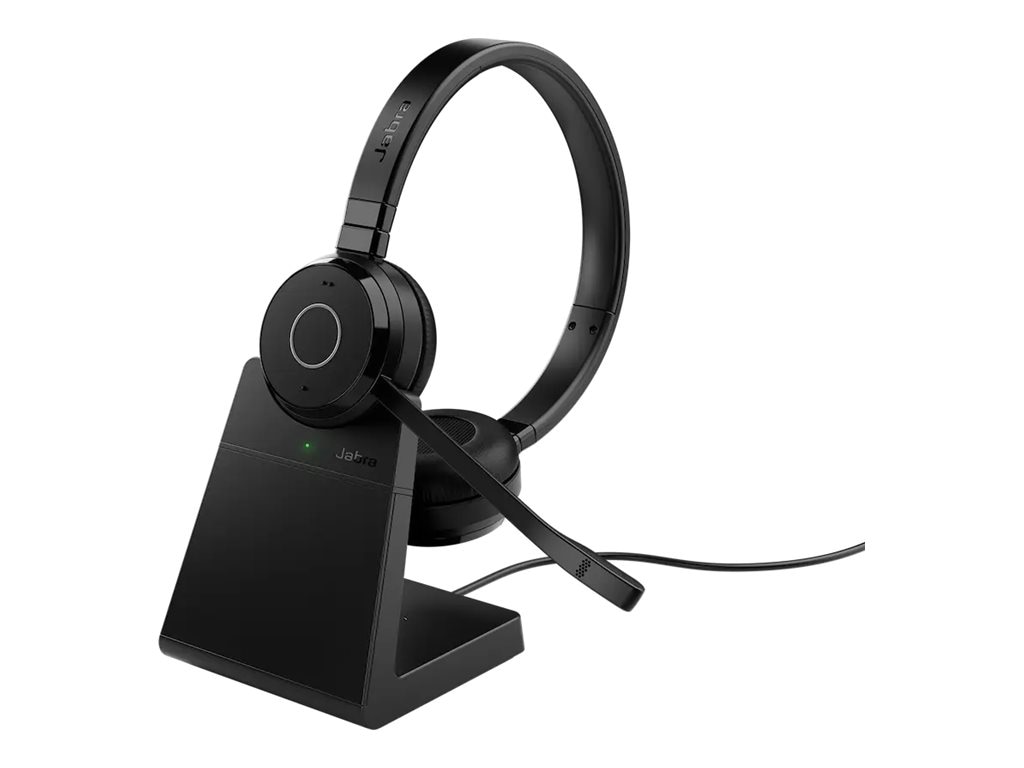 Jabra Evolve 65 TE Stereo - headset - USB-A via Bluetooth adapter - Microso