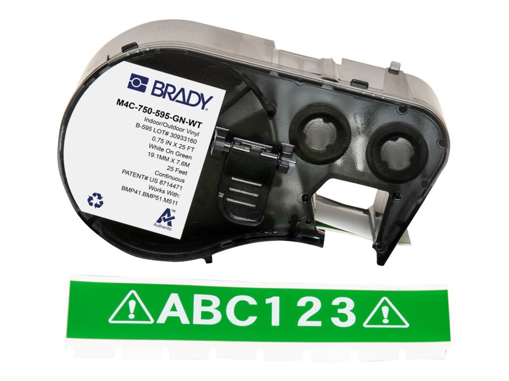 Brady B-595 - labels - glossy - Roll (1.91 cm x 7.62 m)