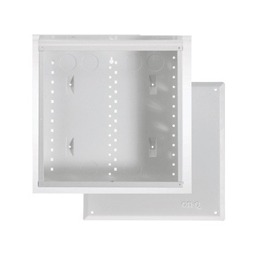 On-Q 14 inch Screw-On Cover Metal Enclosure - White