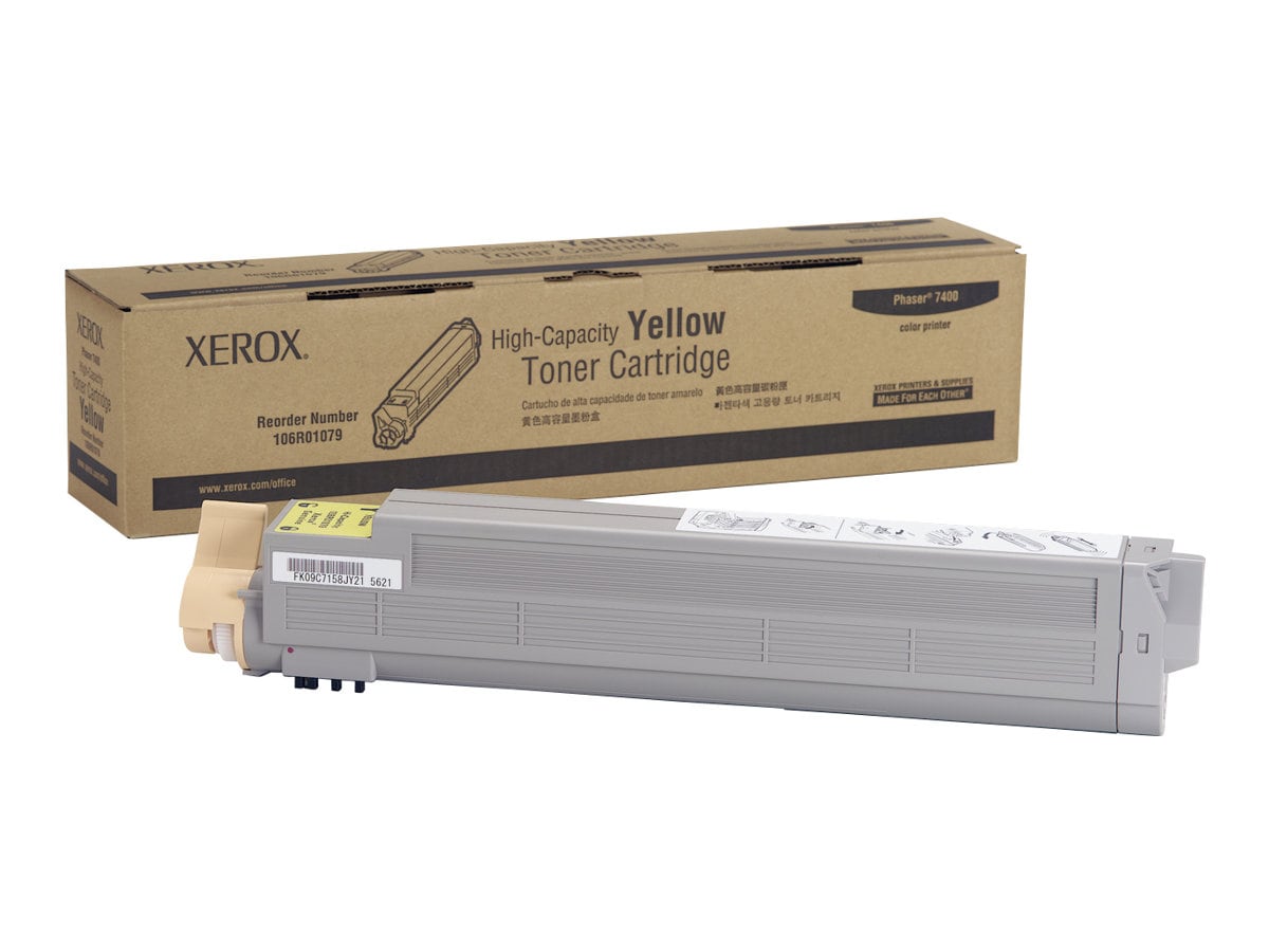 Xerox Phaser 7400 - High Capacity - yellow - original - toner cartridge