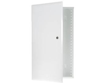On-Q 20 inch Hinged Door Cover Metal Enclosure - White