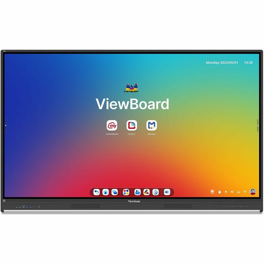ViewSonic IFP7553-ED-M 75 Inch 4K ViewBoard Interactive Flat Panel Display