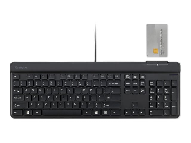 Kensington Simple Solutions KB201C - keyboard full size - black - TAA Compl