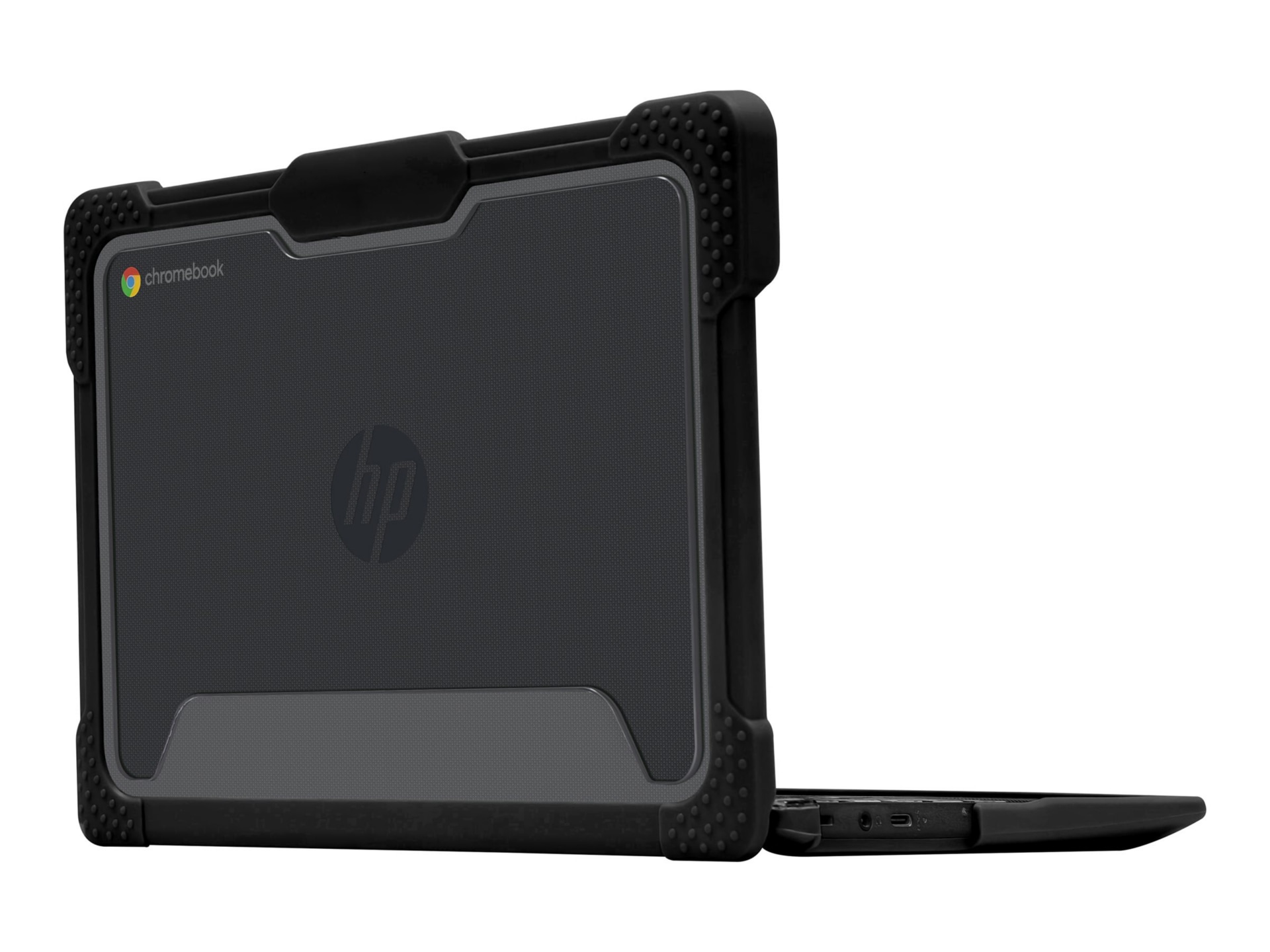 NK Rugged Shell Case for HP Fortis G1i Chromebook (11" Clamshell) - Black