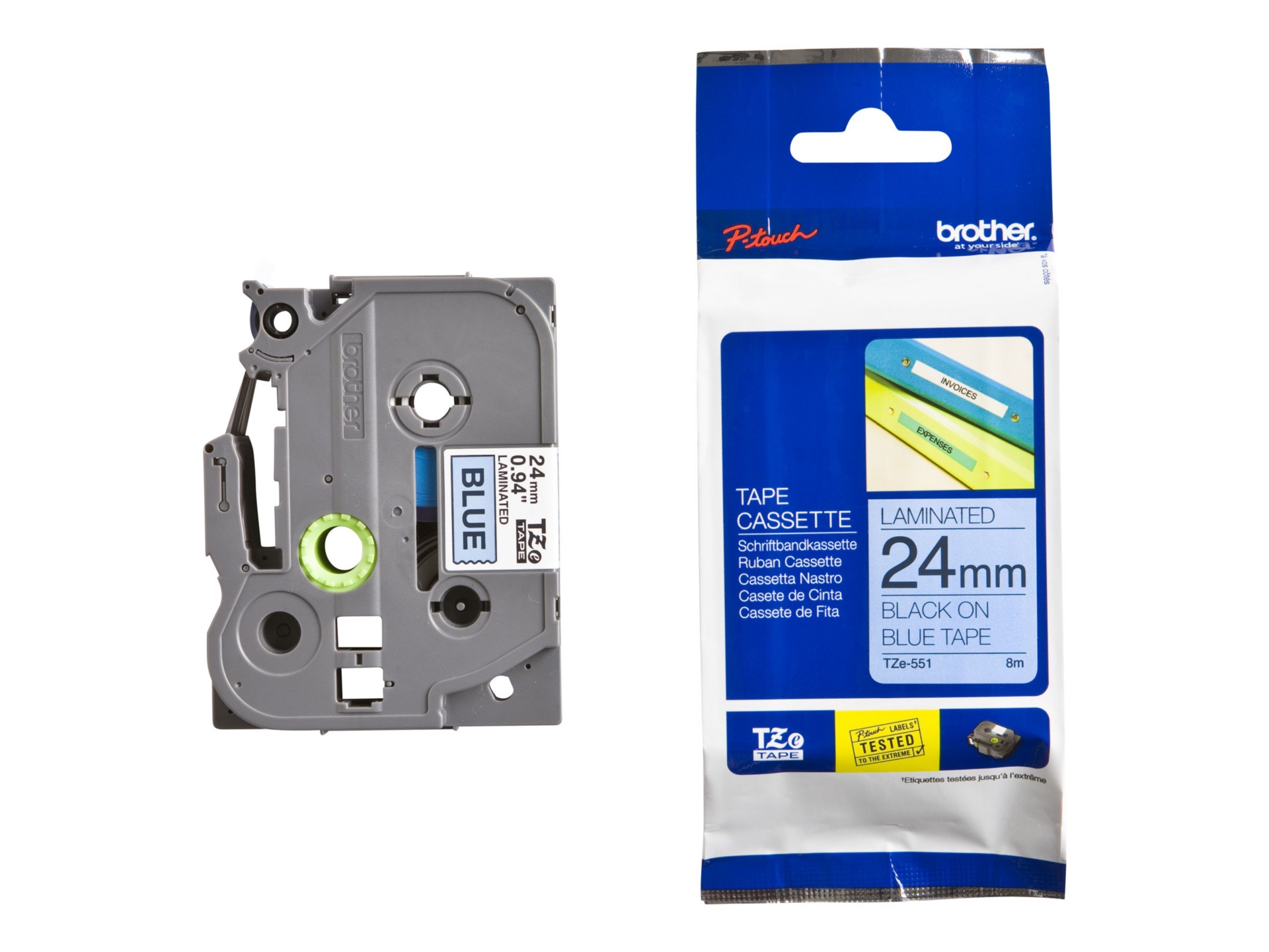 Brother TZe-551 - laminated tape - 1 cassette(s) -