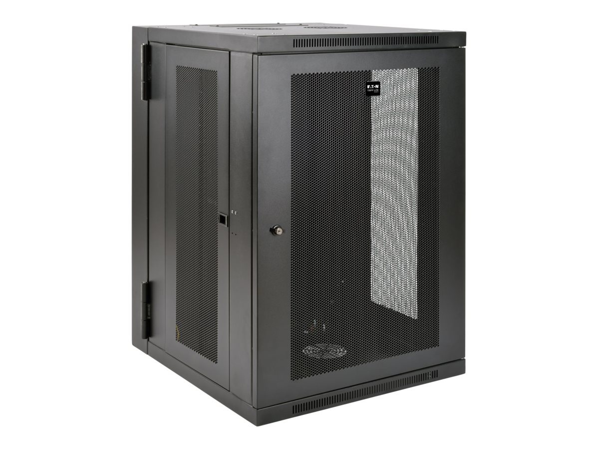 Eaton Tripp Lite Series 18U Wall Mount Rack Enclosure Server Cabinet Swinging Hinged Door Deep - rack - 18U