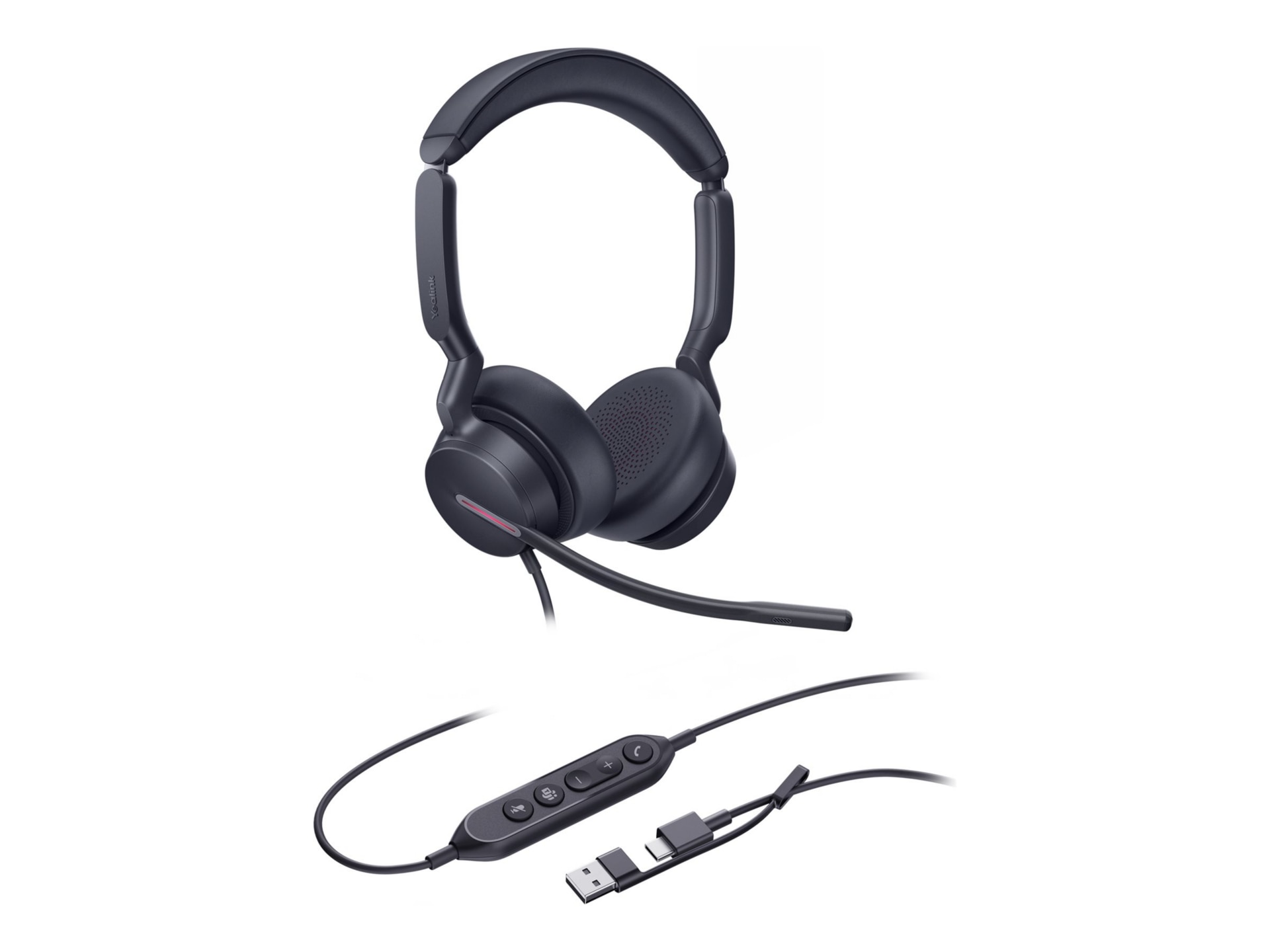 Yealink UH46 Dual - headset - USB-A, USB-C