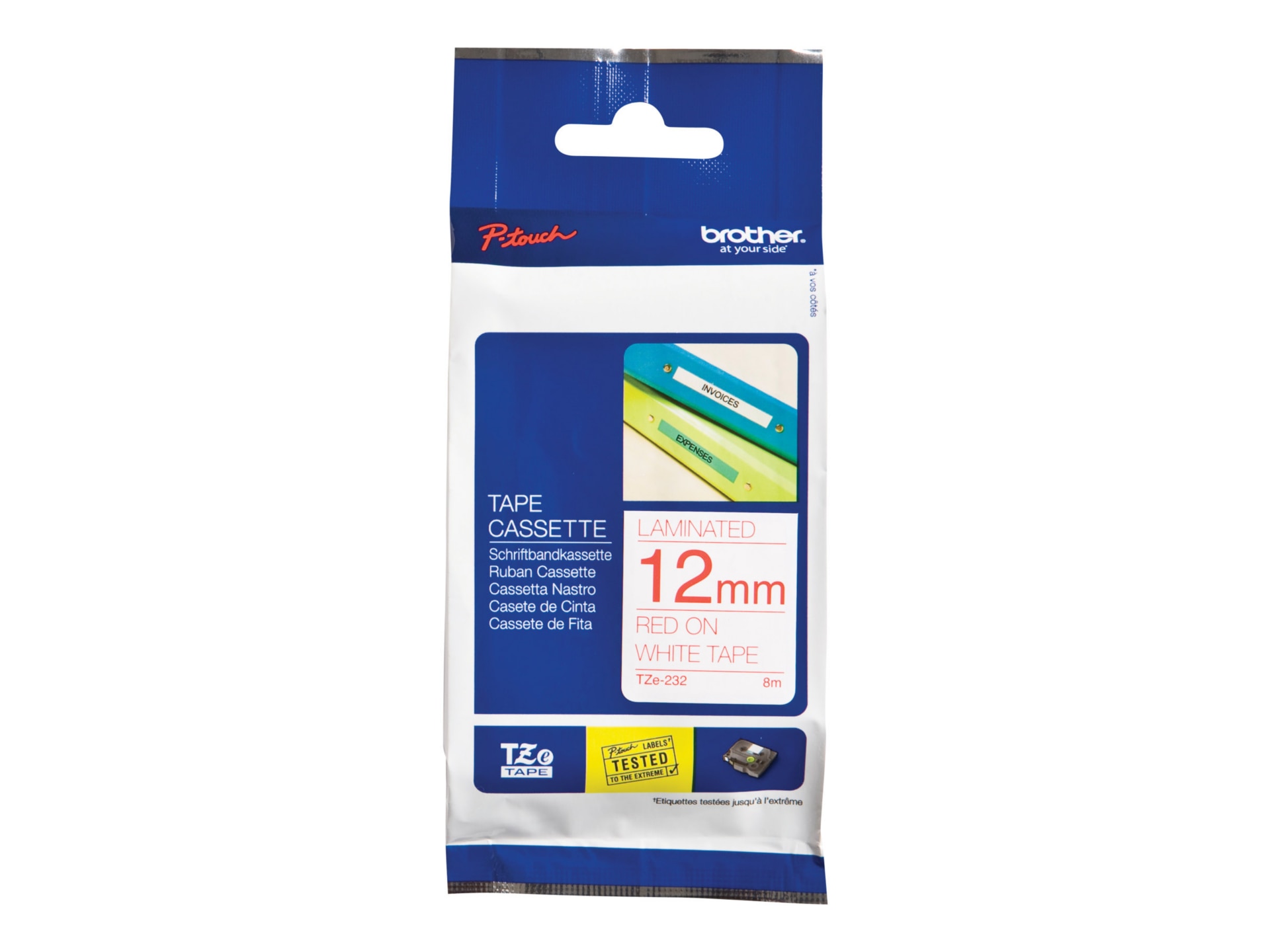 Brother TZe-232 - laminated tape - 1 cassette(s) -