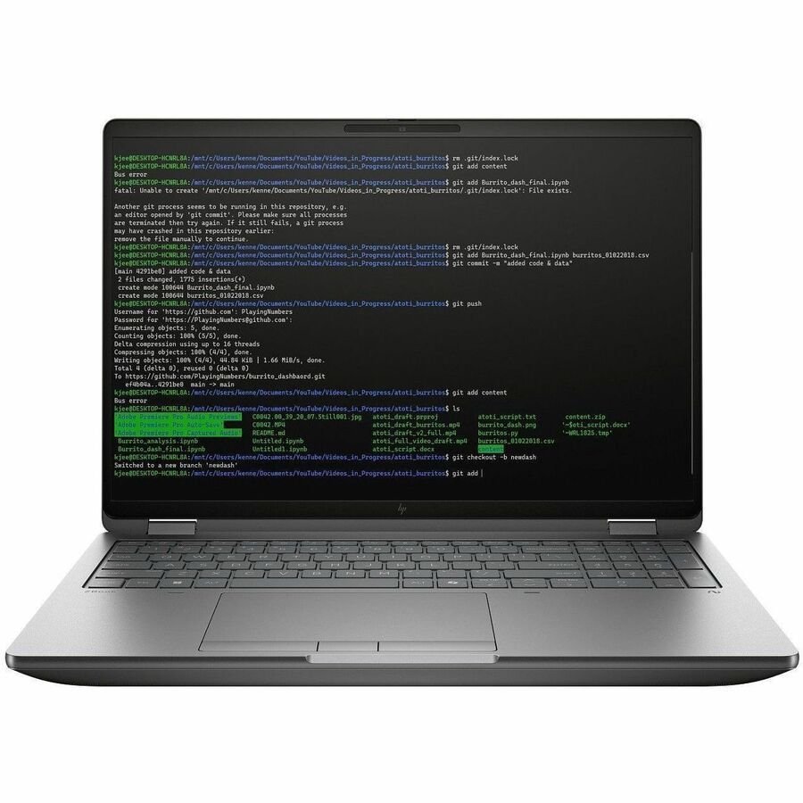 HP ZBook Fury G1i 16" Mobile Workstation - WQXGA - Intel Core Ultra 7 255HX