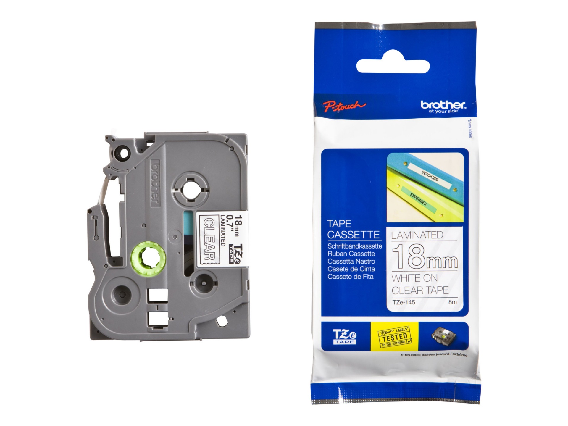 Brother TZe-145 - laminated tape - 1 cassette(s) -