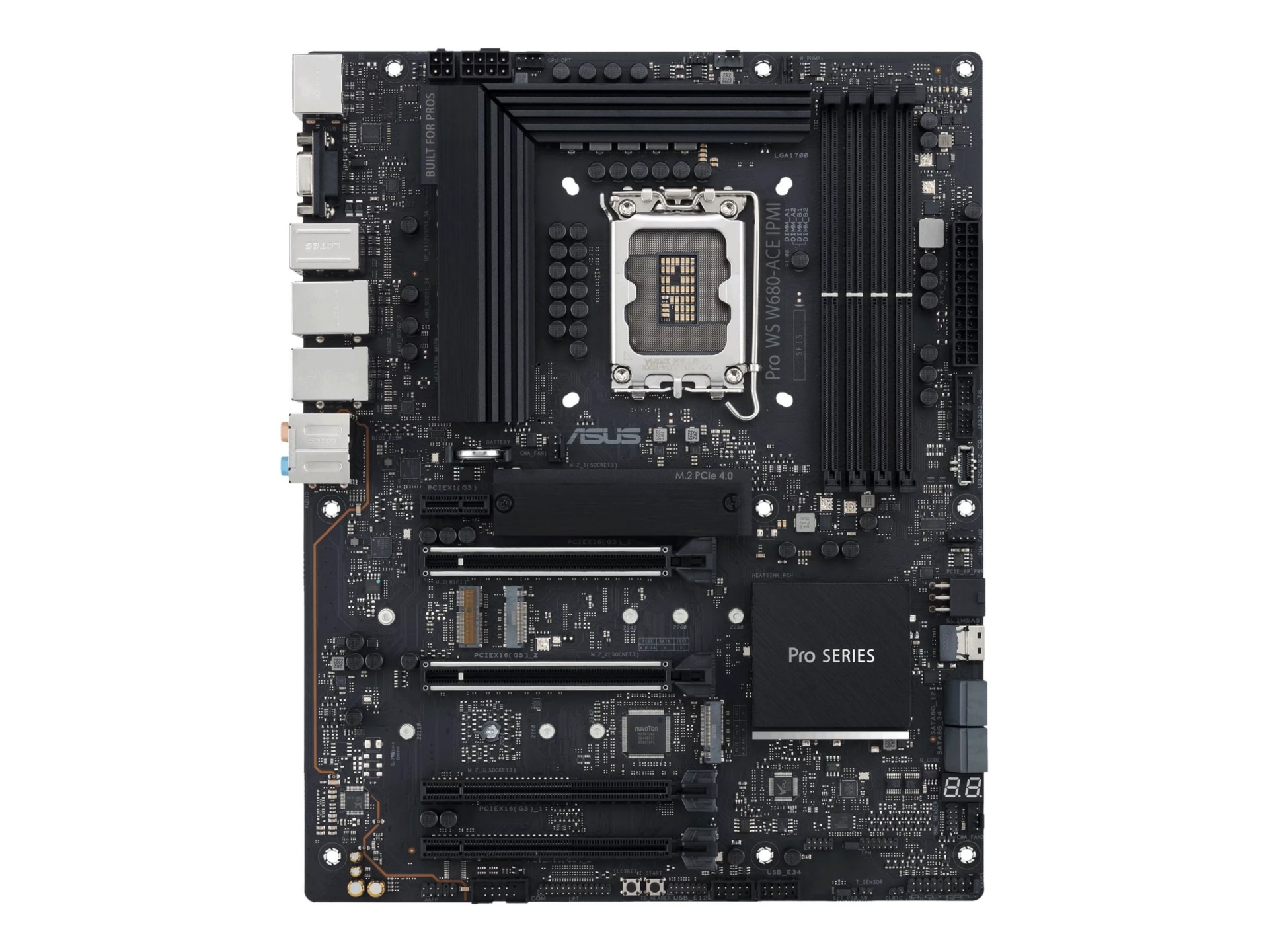 ASUS Pro WS W680-ACE IPMI - motherboard - ATX - LGA1700 Socket - W680