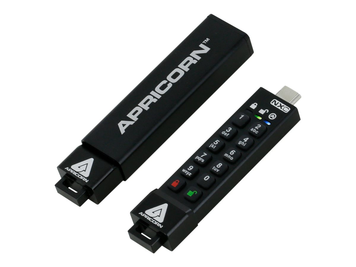 Apricorn Aegis Secure Key 3NXC - USB flash drive - 512 GB - TAA Compliant