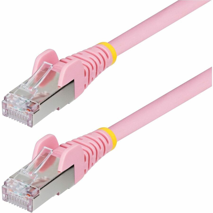StarTech 10ft Pink CAT6a Ethernet Cable, Snagless RJ45, 10G, 100W PoE, S/FTP, 500MHz, 27AWG Pure Bare Copper, LSZH