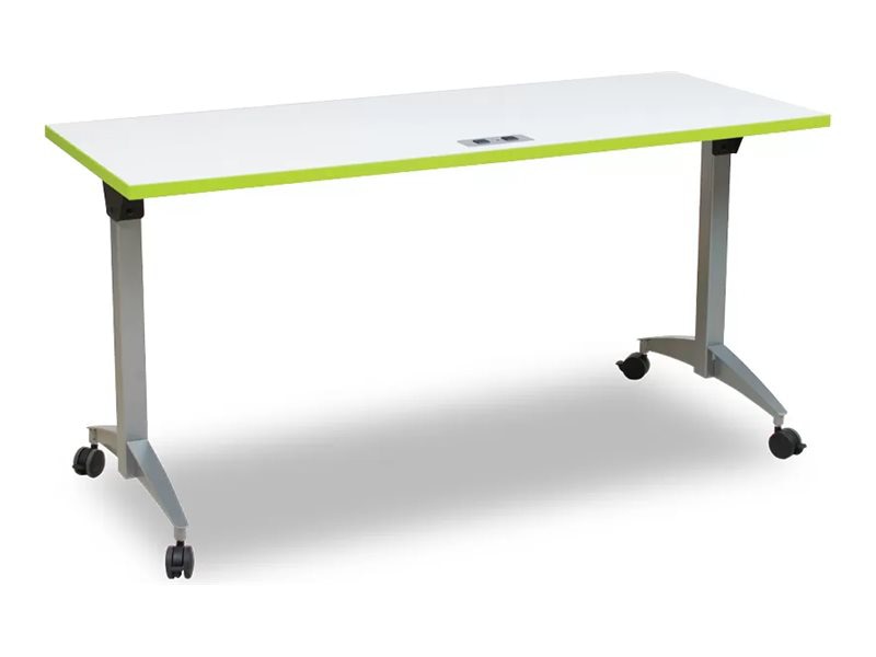 Spectrum Flex Active Flip - table - rectangular - graphite talc