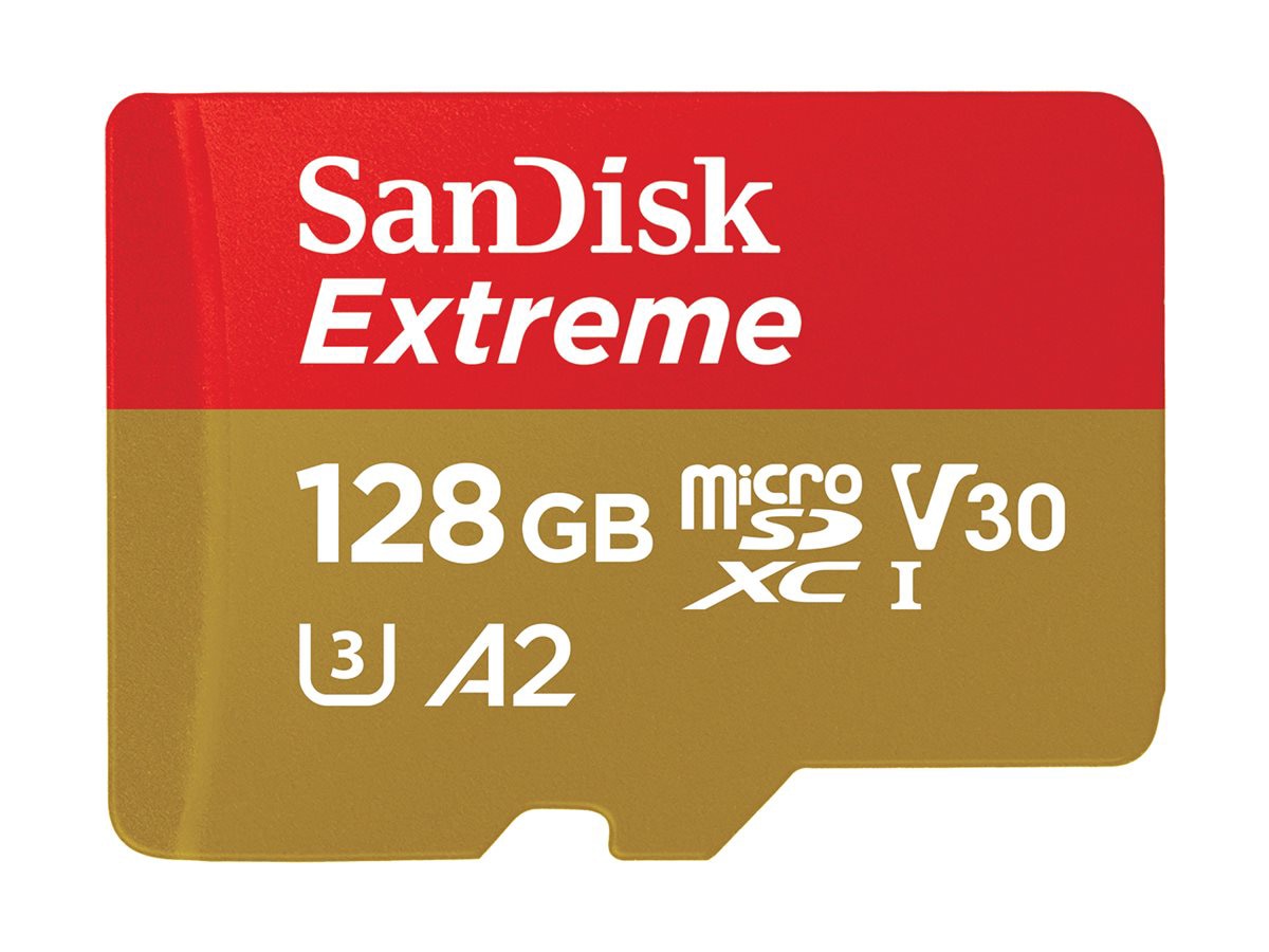 SanDisk Extreme - flash memory card - 128 GB - microSDXC UHS-I