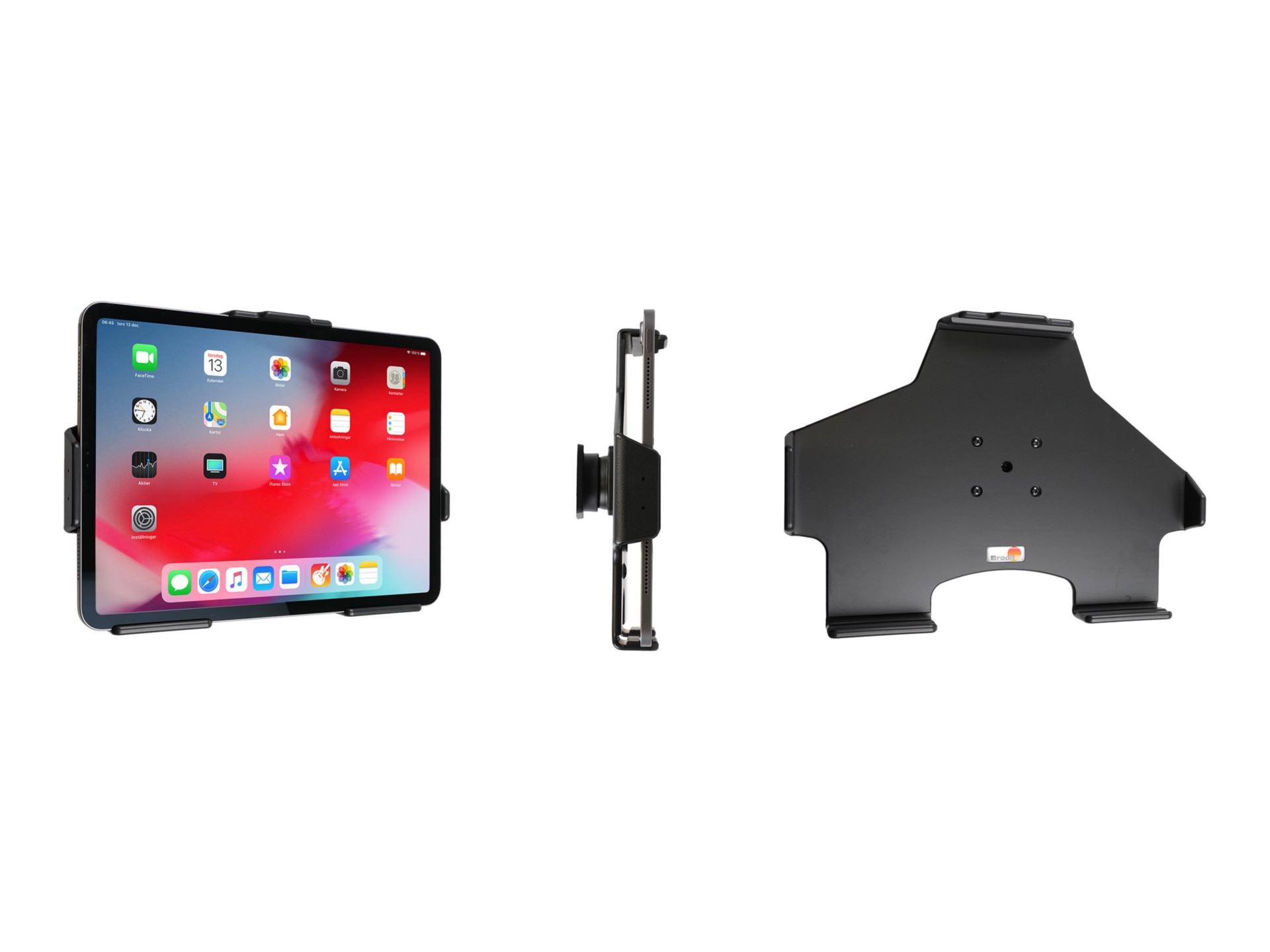 Brodit - car holder for tablet - with tilt swivel