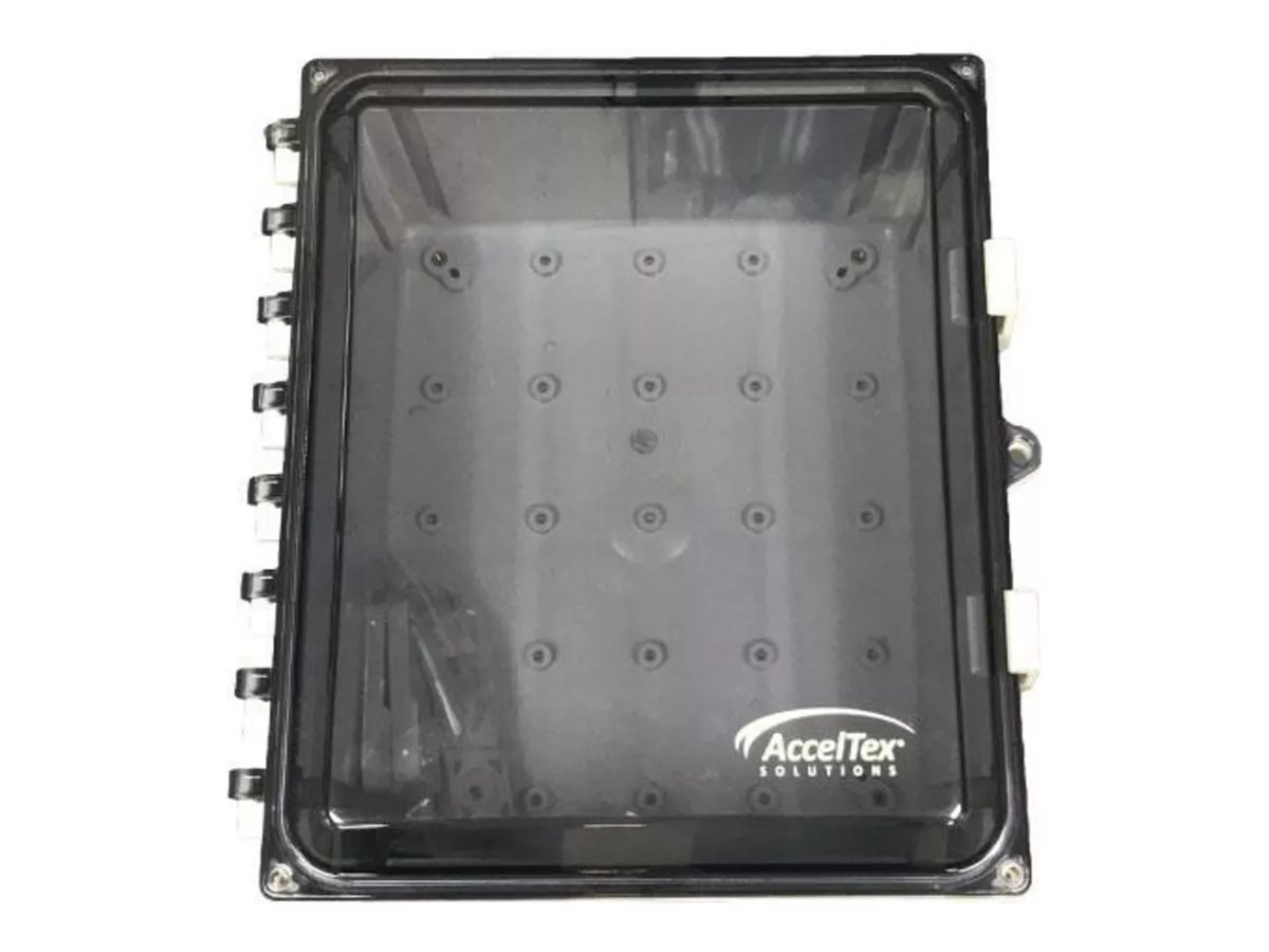 AccelTex Solutions network device enclosure - 14x12x6, polycarbonate, with